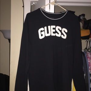 Black Guess CrewNeck